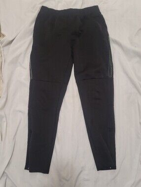 SKORA Qwick-Dry Black Athletic Leggings, Size M